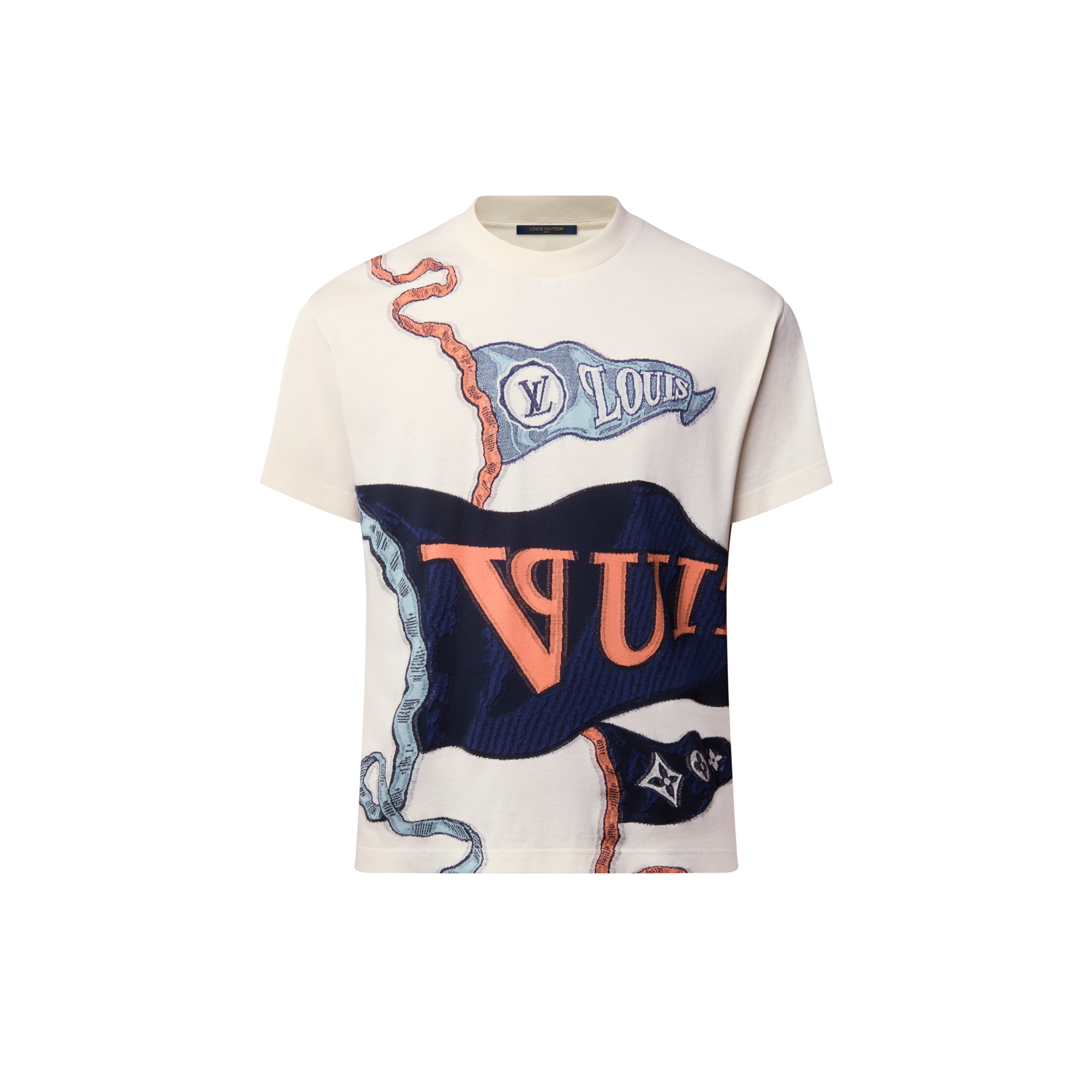 LOUIS VUITTON ルイヴィトン インタルシア Tシャツ スタジオロゴ 287○LOUIS VUITTON インタルシア 半袖Tシャツ スタジオロゴ